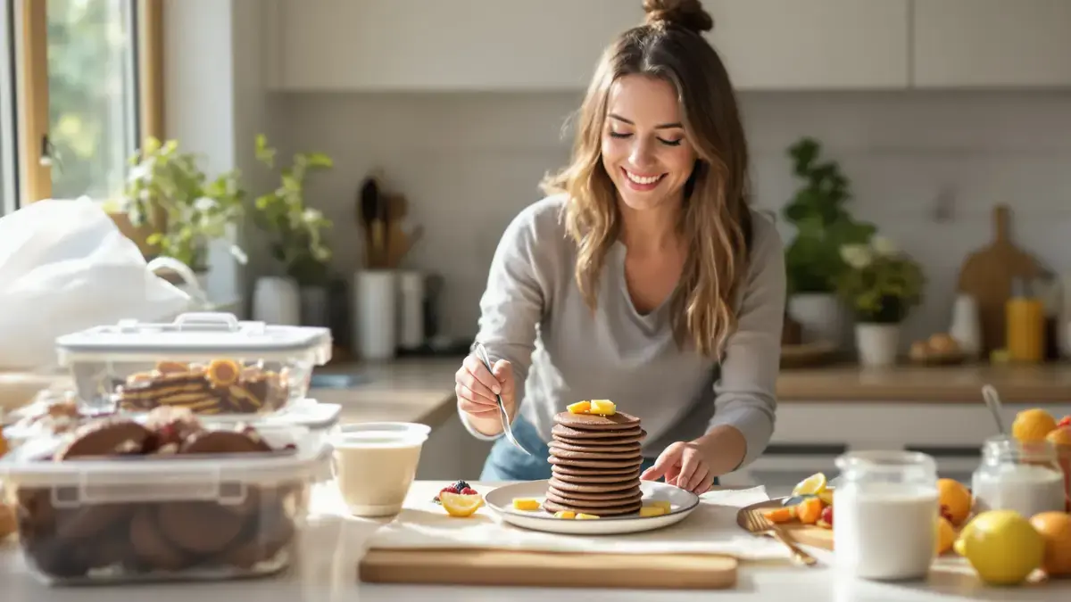Deze chocoladepannenkoeken zijn het ideale zoete recept voor een geslaagde batch cooking deze week