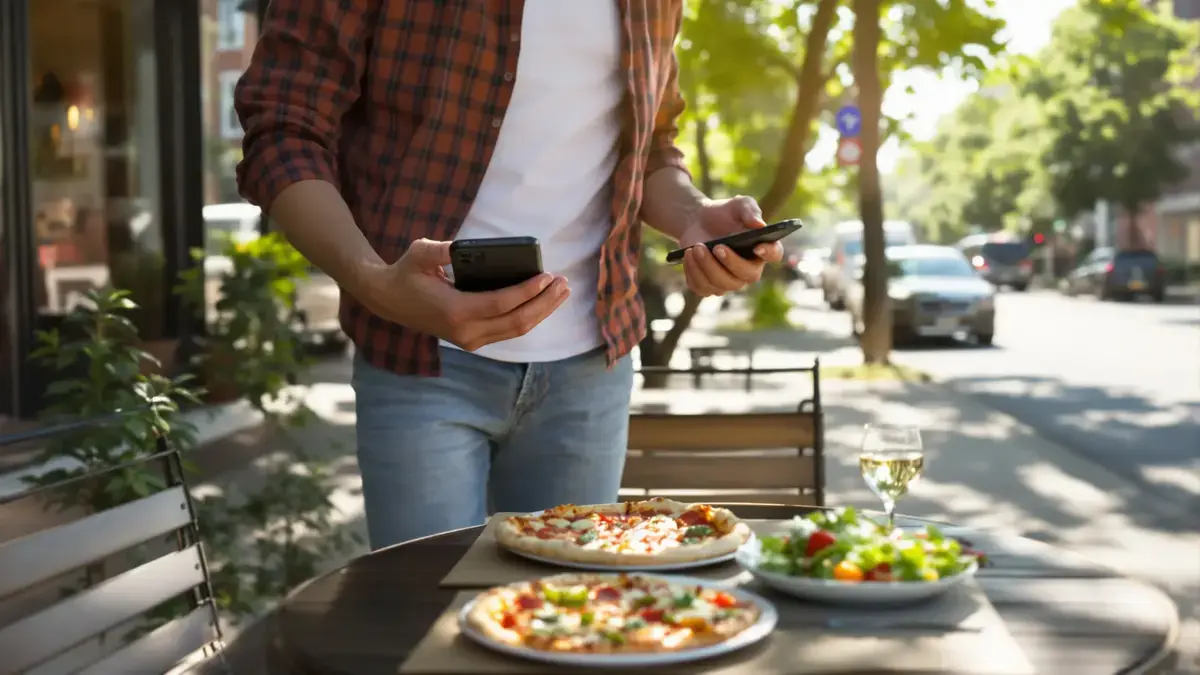 Om van een pizza Margherita te genieten hoef je na de maaltijd maar een paar minuten te lopen