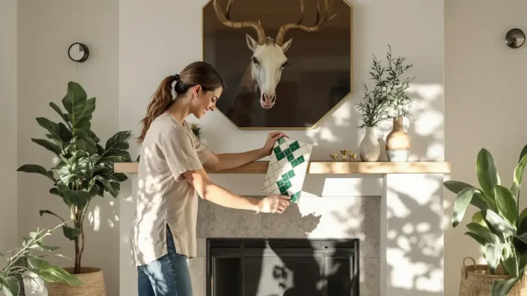 Verfraai uw open haard in 2 eenvoudige stappen zonder ingrijpende werkzaamheden