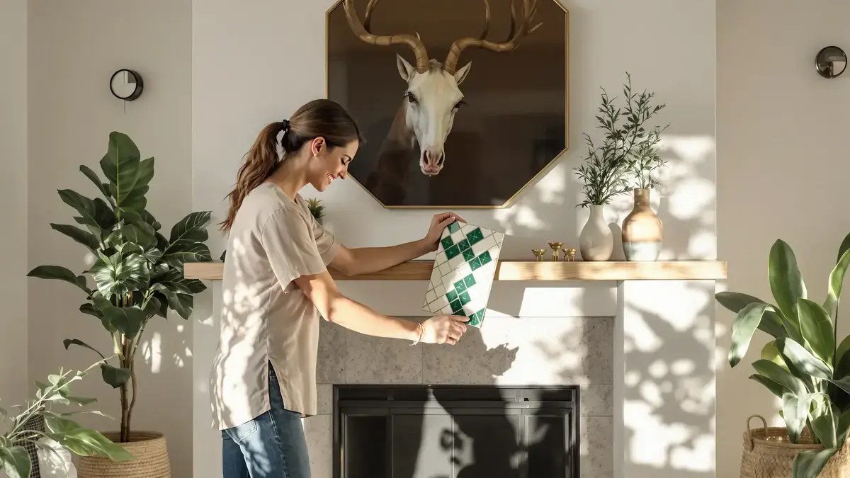 Verfraai uw open haard in 2 eenvoudige stappen zonder ingrijpende werkzaamheden